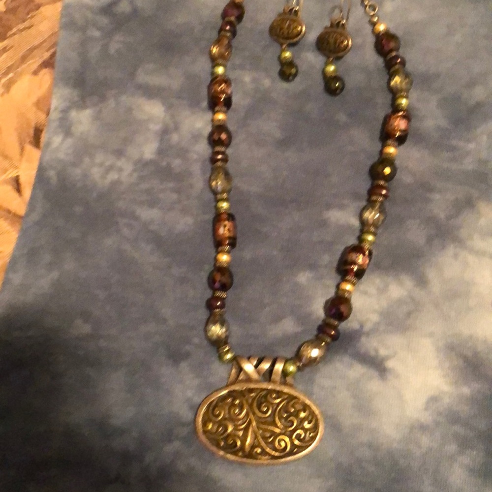 Reduced!! Chico’s Vintage Necklace and Earrings!